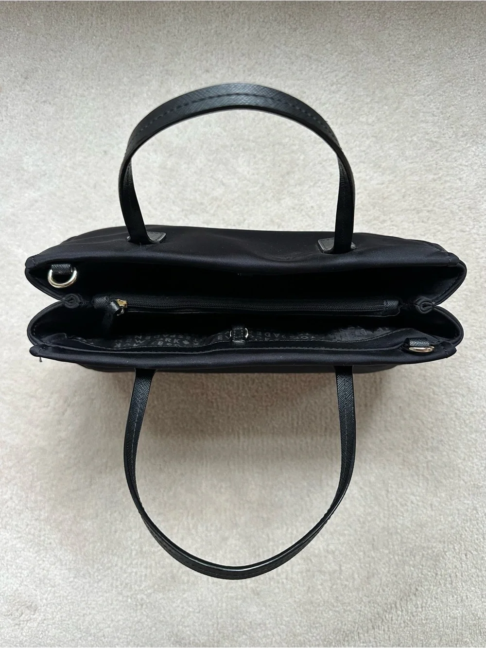 Kate Spade mini black tote bag